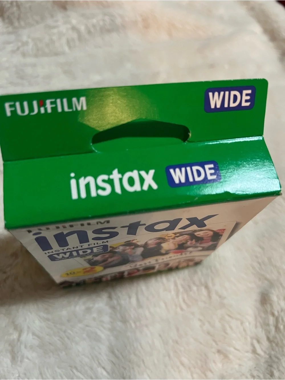 Fujifilm Instax Wide Instant Film - White & Blue Packaging with Green Trim